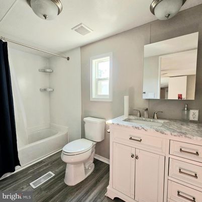 Bathroom, Interior, Wood Texture Flooring