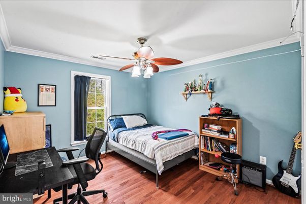Bedroom, Home Office, Interior, Wood Texture Flooring