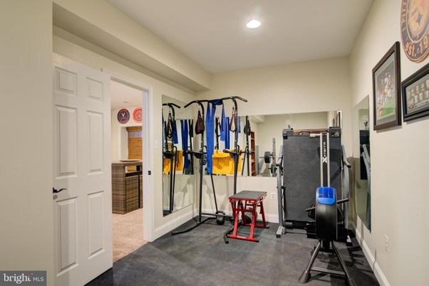 Fitness Equipment, Interior, Recessed Lighting