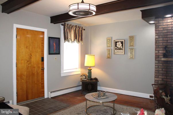 Interior, Stone Walls, Wood Texture Flooring