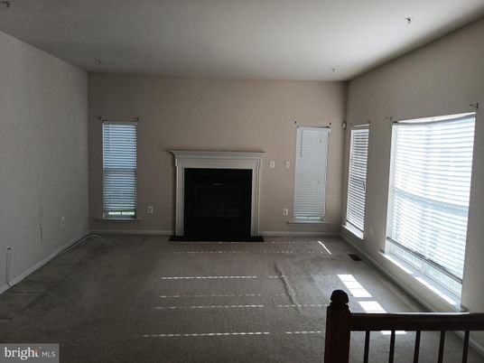 Empty room, Fireplace, Interior