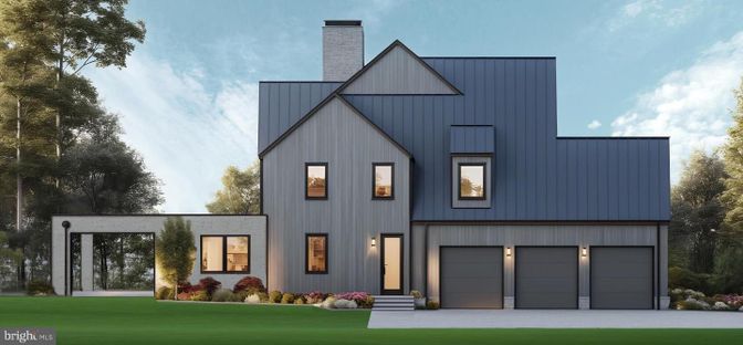 Attached, Exterior, Facade, Farmhouse
