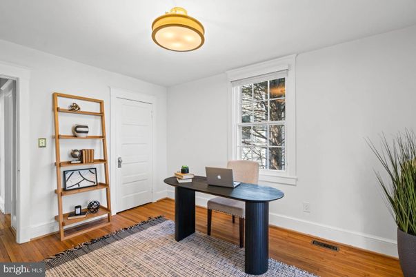Home Office, Interior, Wood Texture Flooring