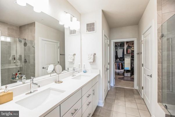 Bathroom, Dual Sink Vanities, Glass Shower, Interior