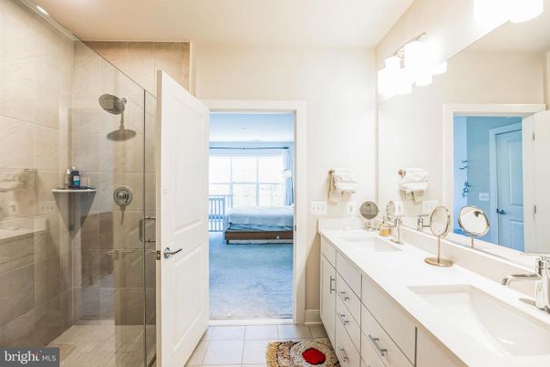 Bathroom, Dual Sink Vanities, Glass Shower, Interior