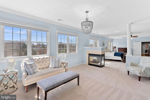 Chandelier, Fireplace, Interior, Living room