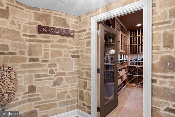 Interior, Stone Walls, Wine Storage