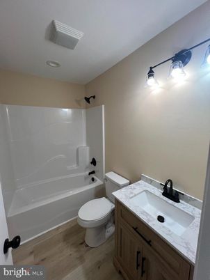 Bathroom, Interior, Wood Texture Flooring