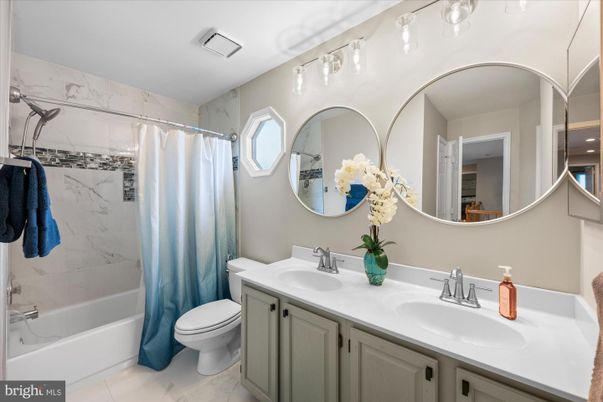 Bathroom, Dual Sink Vanities, Interior, Marble, Marble Walls