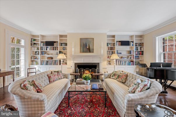 Fireplace, Interior, Living room, Piano, Wood Texture Flooring