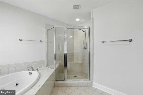 Bathroom, Glass Shower, Interior, Recessed Lighting, Tile Countertops