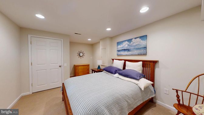 Bedroom, Interior, Recessed Lighting