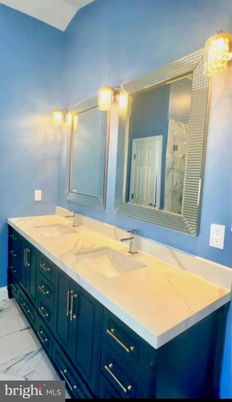 Bathroom, Dual Sink Vanities, Interior, Marble