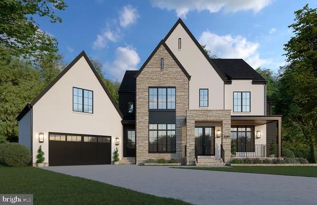 Attached, Exterior, Facade, Brick Facade, Farmhouse