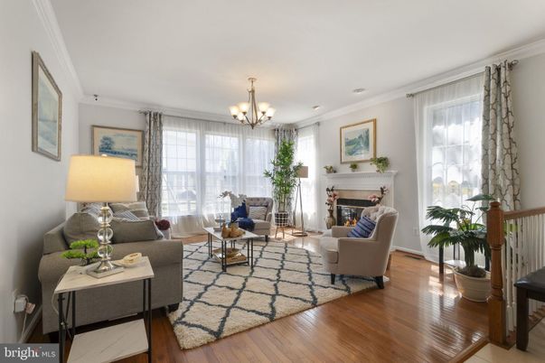 Chandelier, Fireplace, Interior, Living room, Wood Texture Flooring