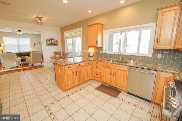 Dining room, Interior, Kitchen, Living room, Recessed Lighting