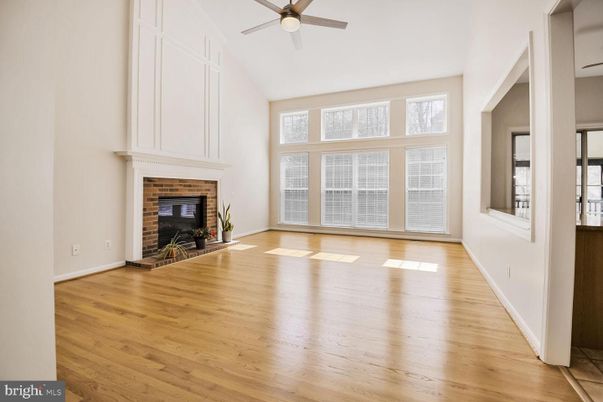 Empty room, Fireplace, Interior, Wood Texture Flooring