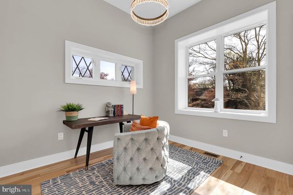 Home Office, Interior, Wood Texture Flooring