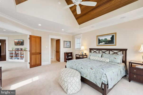 Bedroom, Interior, Recessed Lighting, Wooden Ceilings