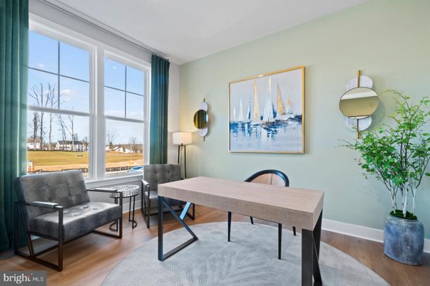 Home Office, Interior, Wood Texture Flooring
