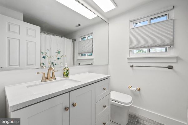 Bathroom, Interior, Wood Texture Flooring