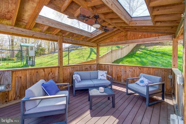 Exterior, Interior, Sun Room, Wooden Beams, Wooden Ceilings, Wood Texture Flooring