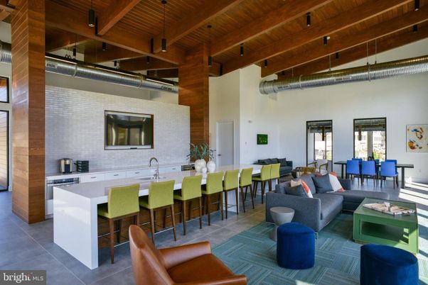 Dining room, Interior, Kitchen, Living room, Pendant Lights, Stainless Steel Appliances, Wooden Beams, Wooden Ceilings