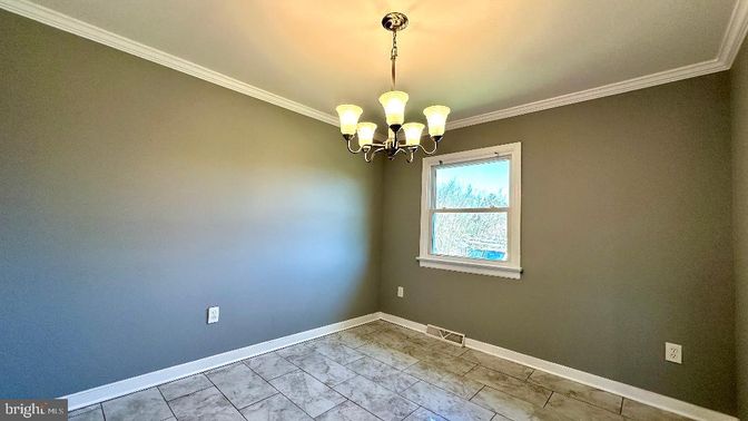Chandelier, Empty room, Interior