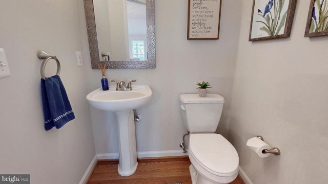 Bathroom, Interior, Wood Texture Flooring