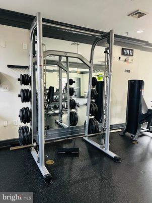 Fitness Equipment, Gym, Interior, Recessed Lighting