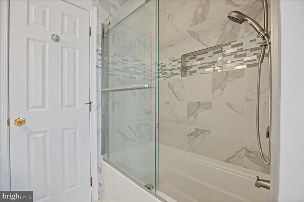 Bathroom, Glass Shower, Interior, Marble Walls