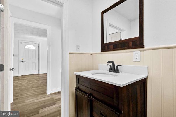 Bathroom, Interior, Wood Texture Flooring