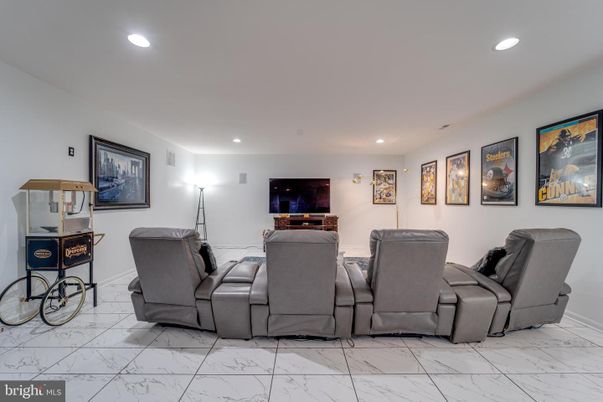 Home Theatre Room, Interior, Living room, Marble, Recessed Lighting, Theatre Room