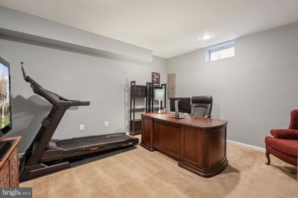 Fitness Equipment, Home Office, Interior, Recessed Lighting