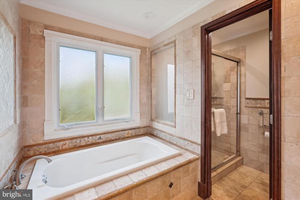 Bathroom, Glass Shower, Interior, Stone Walls