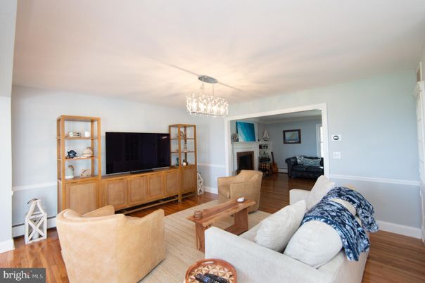Chandelier, Fireplace, Interior, Living room, Wood Texture Flooring
