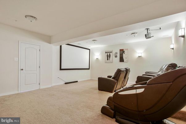 Interior, Projection Screen, Theatre Room