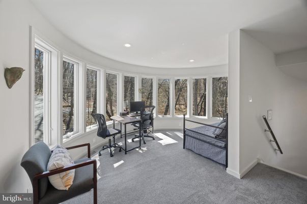 Home Office, Interior, Recessed Lighting