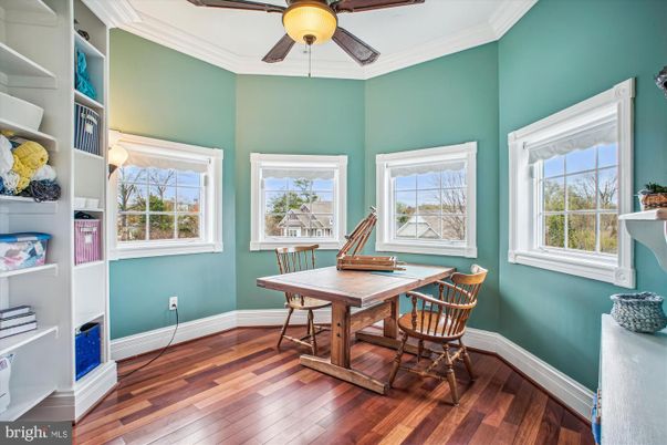 Home Office, Interior, Wood Texture Flooring