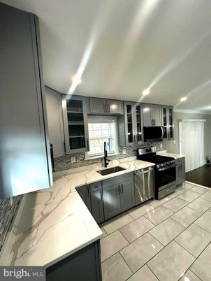 Interior, Kitchen, Recessed Lighting, Stainless Steel Appliances