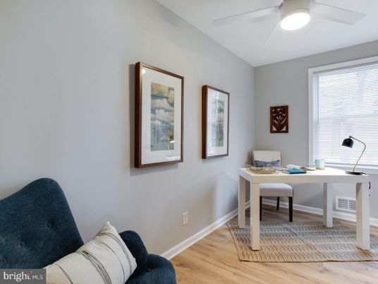 Home Office, Interior, Wood Texture Flooring
