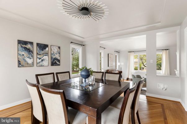 Dining room, Interior, Wood Texture Flooring