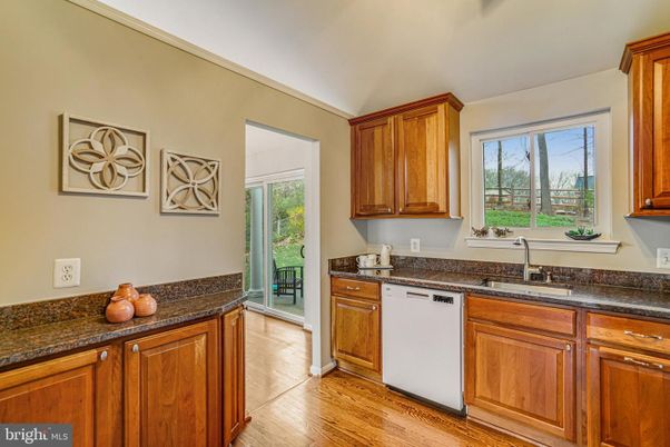 Interior, Kitchen, Wood Texture Flooring