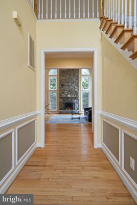 Fireplace, Interior, Wood Texture Flooring
