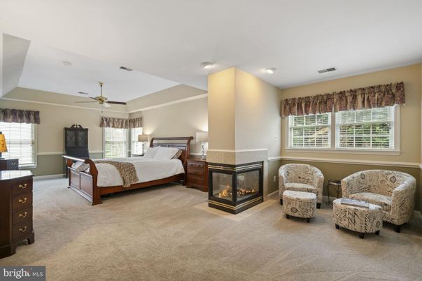 Bedroom, Fireplace, Interior, Recessed Lighting