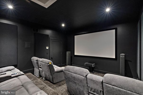 Interior, Projection Screen, Theatre Room