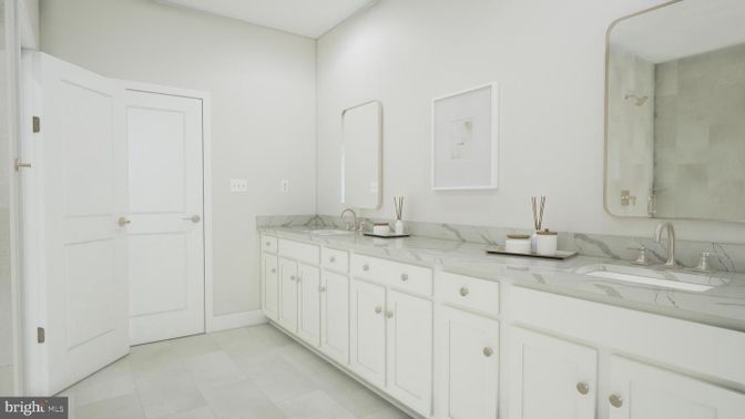 Bathroom, Dual Sink Vanities, Interior