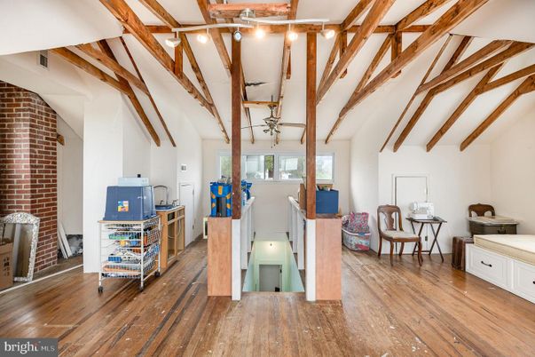 Interior, Stone Walls, Wooden Beams, Wood Texture Flooring