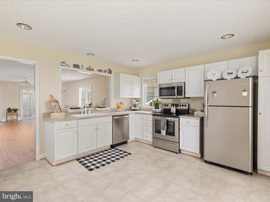 Interior, Kitchen, Recessed Lighting, Stainless Steel Appliances