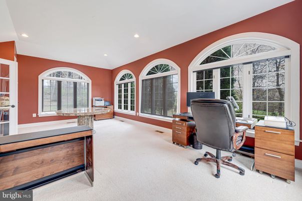 Home Office, Interior, Recessed Lighting
